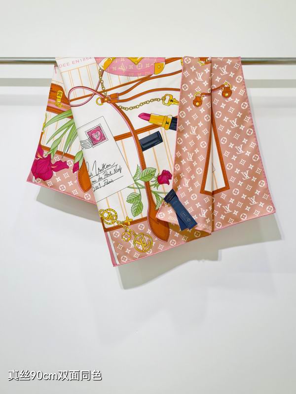 LV Silk Scarf 90X90cm E041854